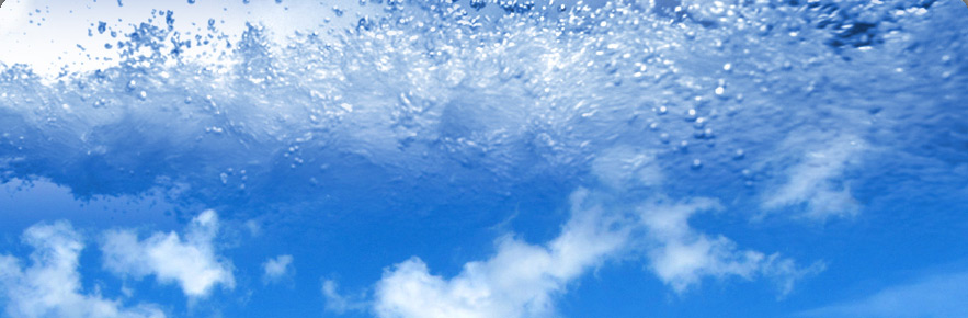 Bild Header: Wolken und Wasser