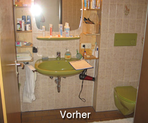 Bad vorher