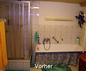 Bad vorher