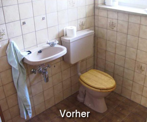 Gäste WC vorher